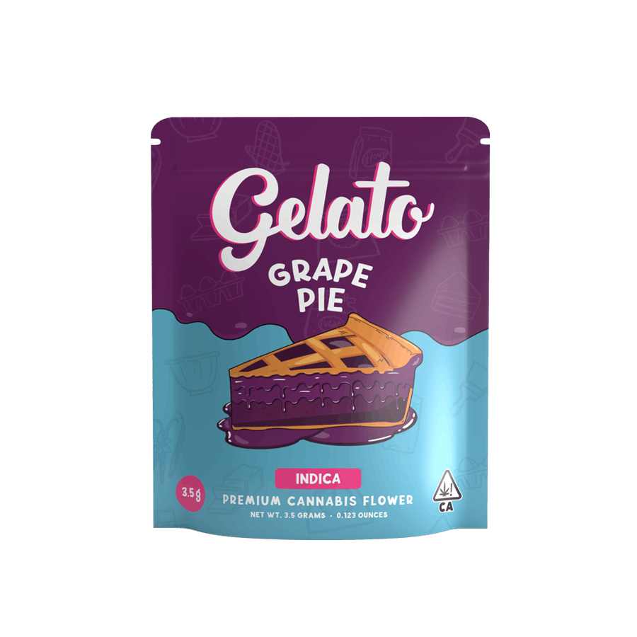 Photograph of product: Gelato - Grape Pie Flower (3.5g)