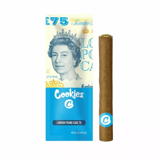 Photograph of product: LONDON POUND CAKE 2G BLUNT
