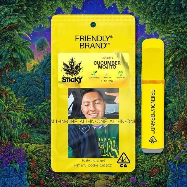 Photograph of product: Cucumber Mojito (H) - Sticky - Nucleus Cured Resin AIO 1g - Cucumber Mojito (H)