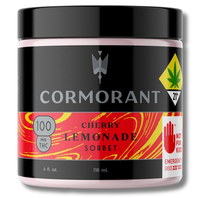 Photograph of Product: Cherry Lemonade 100mg 4oz Sorbet (Cormorant)