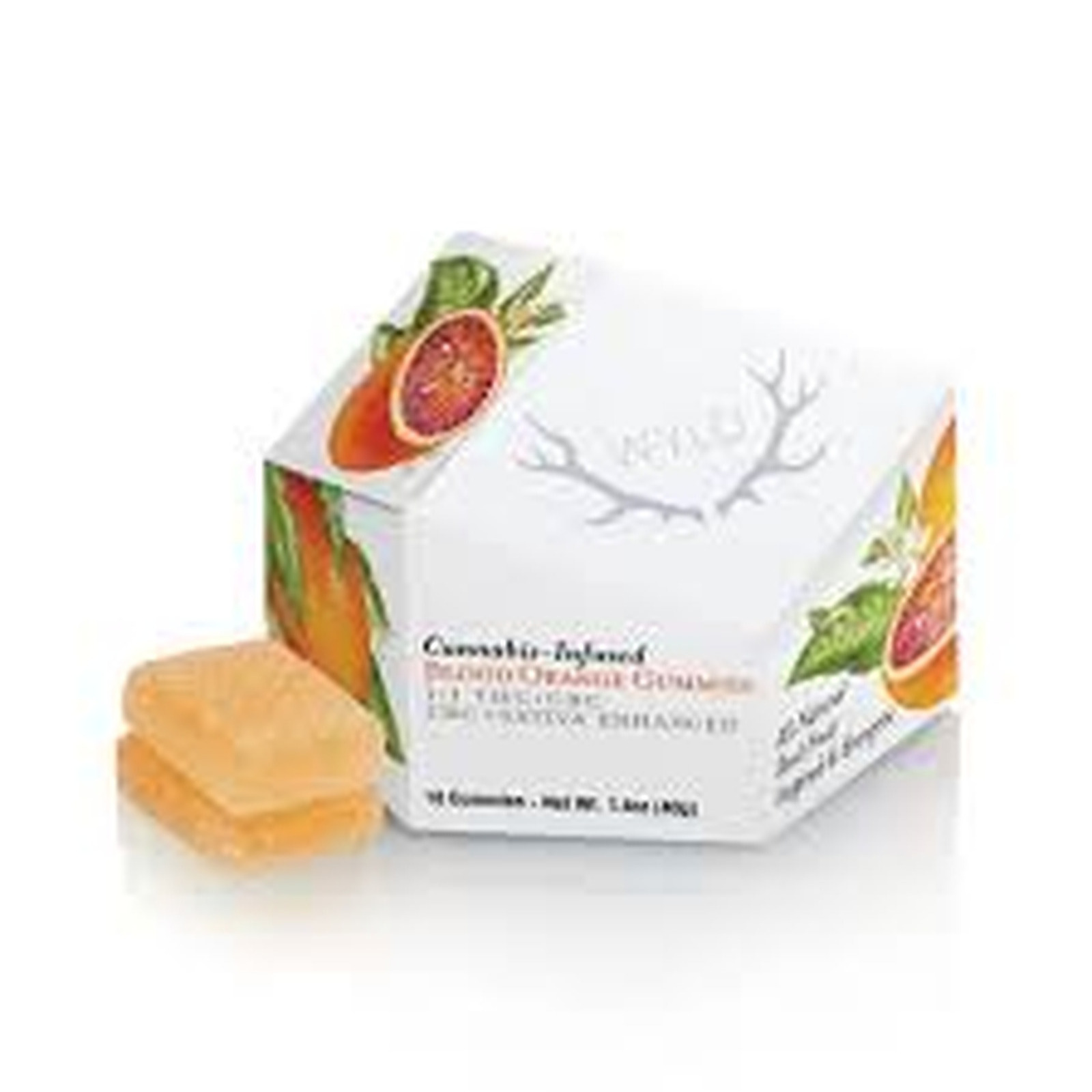 Photograph of product: Blood Orange (S) 1:1 Gummies (100mg TH-oui / 100mg CBC)