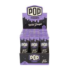 Photograph of product: POP Cones Unbleached Cones With Terpenes 1 1/4" 6pk (Wild Grape)