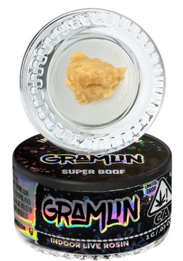 Photograph of product: 1g Super Boof Live Rosin Extract - Gramlin