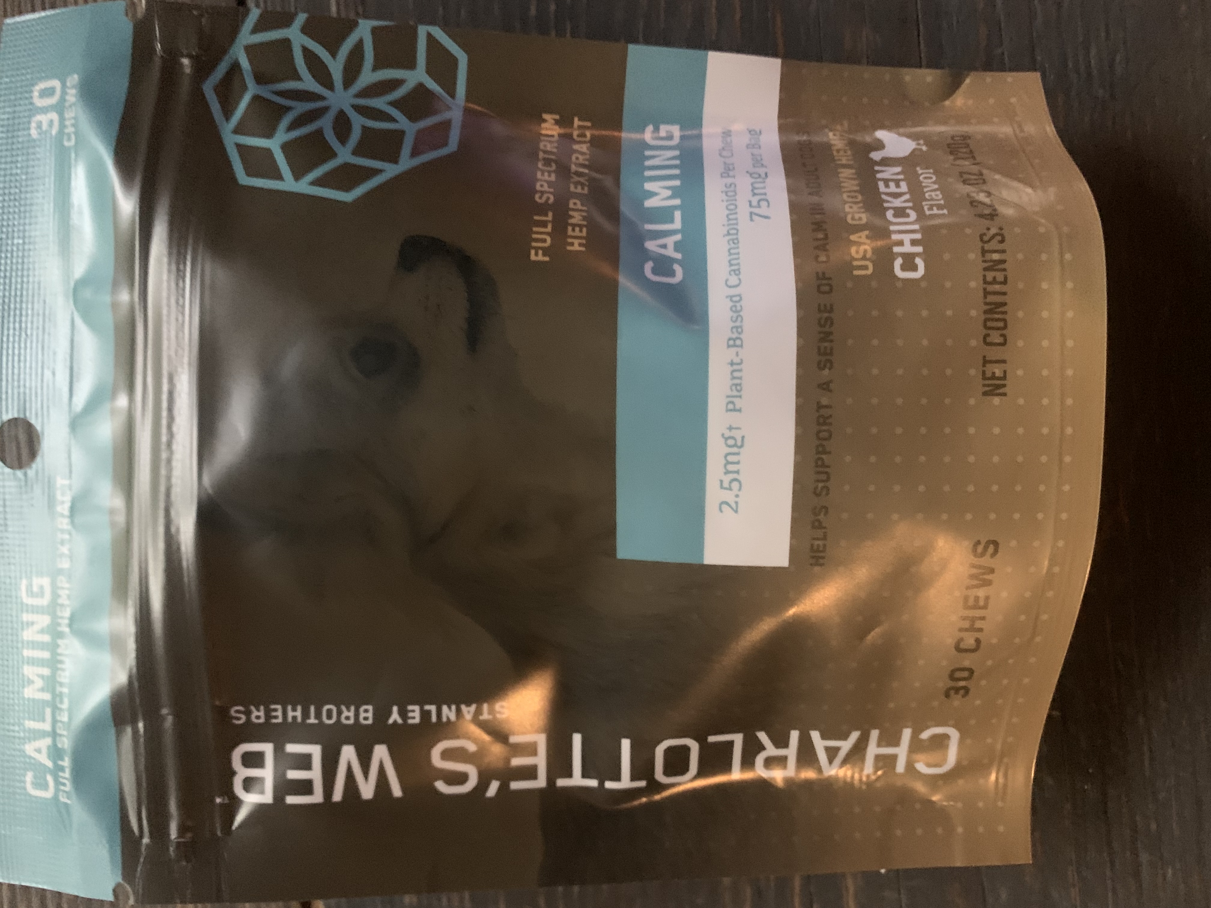 Photograph of product: Calming Chews for Dogs