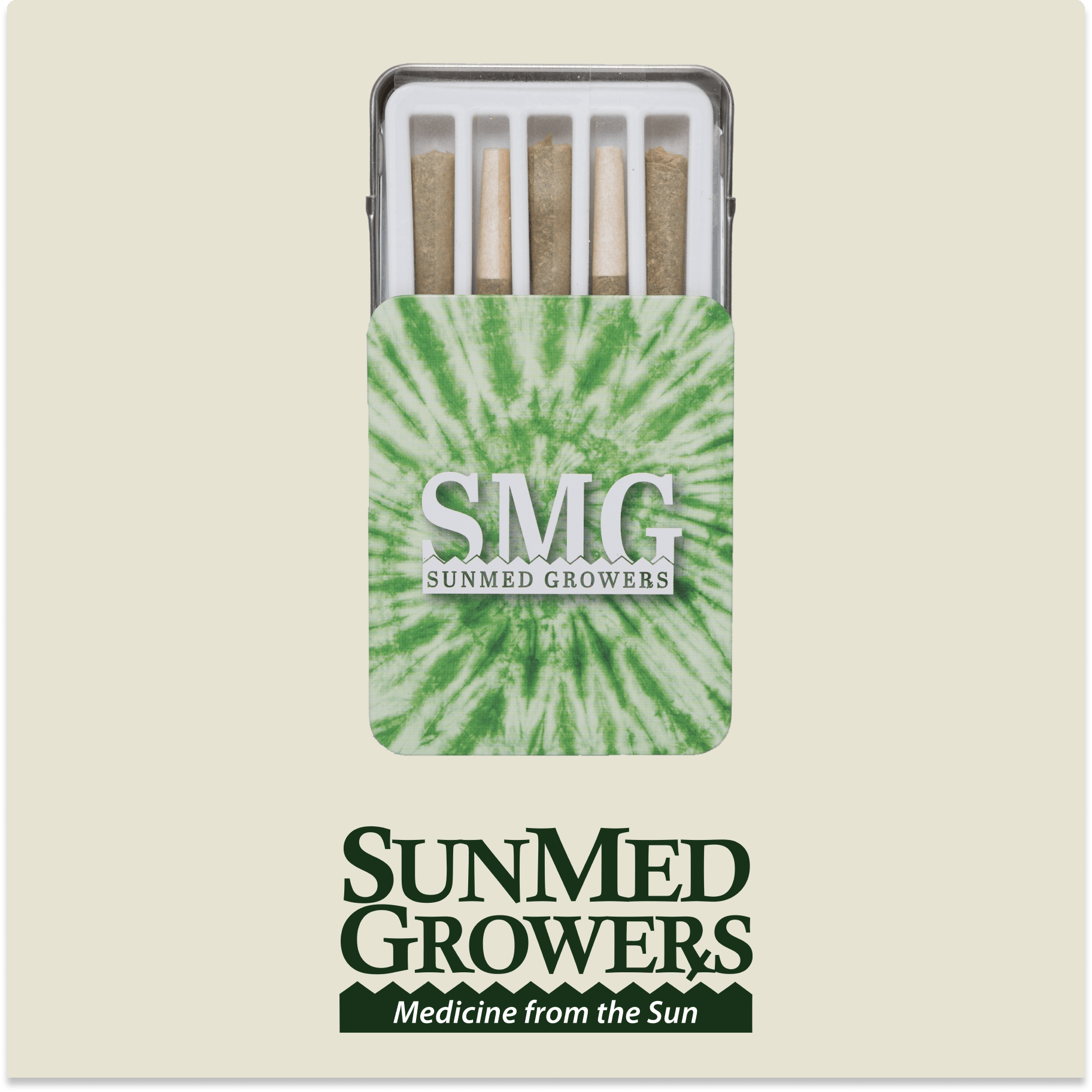Photograph of product: SunMed Preroll (5x.5g) Gush Mints