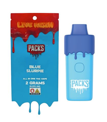 Photograph of product: Blue Slurpie - Live Resin Disposable - 2g