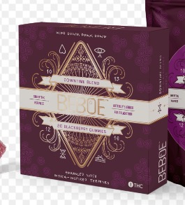 Photograph of product: Gummy Blackberry Downtime 1:1 TH-oui:CBD [20pk] | 100mg