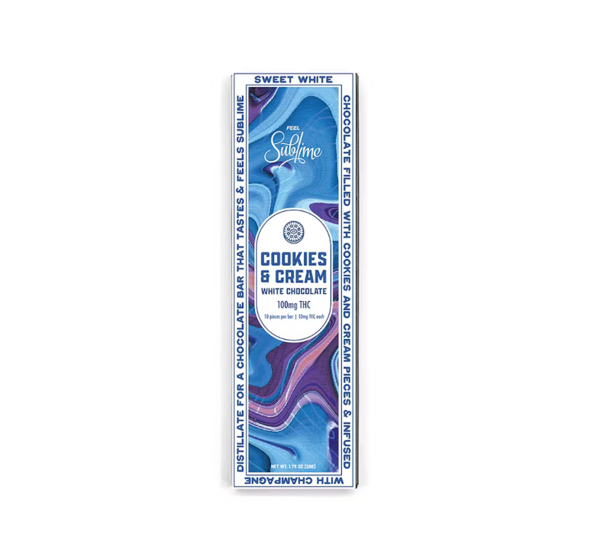 Photograph of product: Sublime Cookies & Cream 100mg