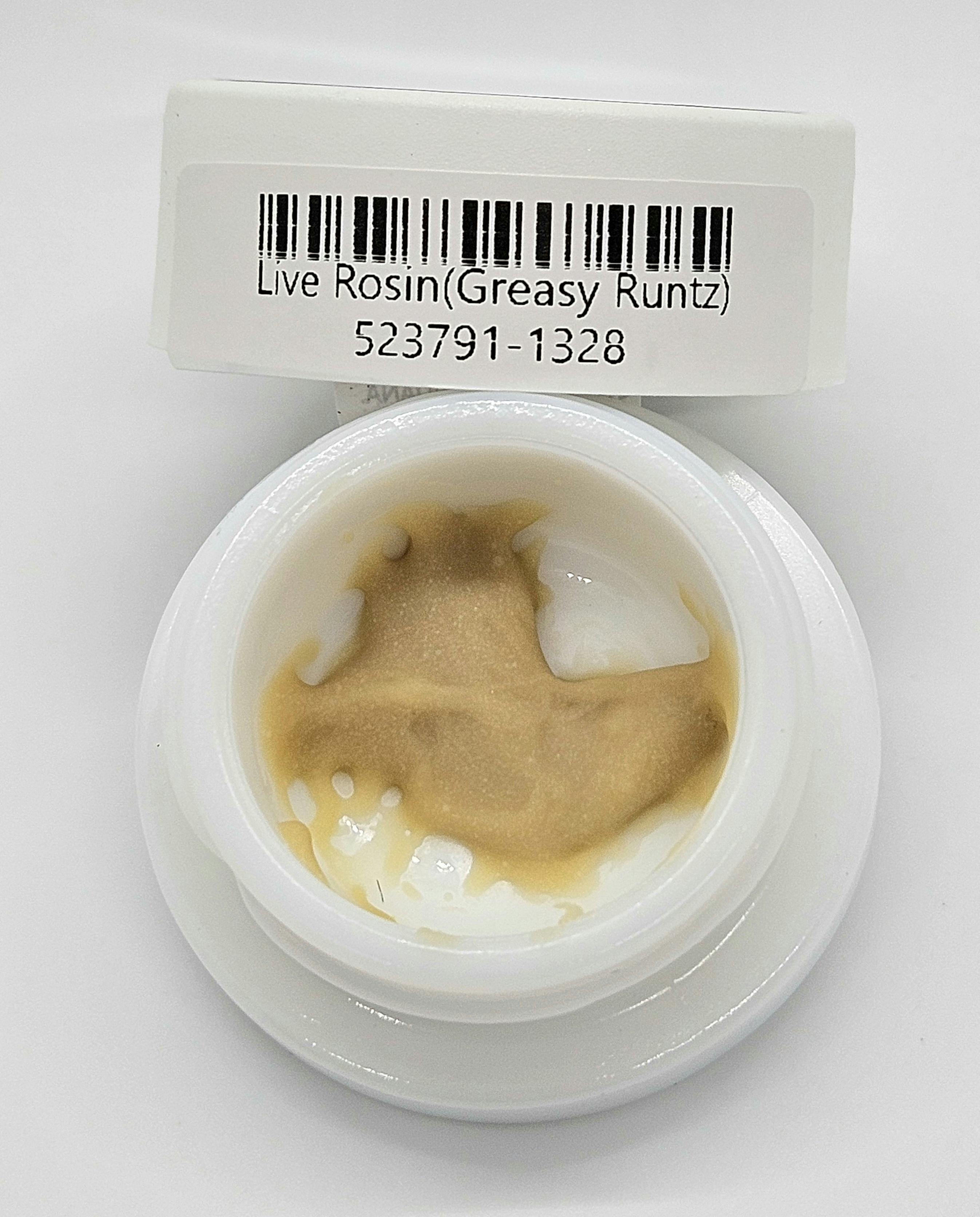 Photograph of product: Lastrip Live Rosin | Greasy Runtz