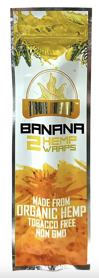 Photograph of Product: True Hemp Banana Hemp Wraps (2pk)