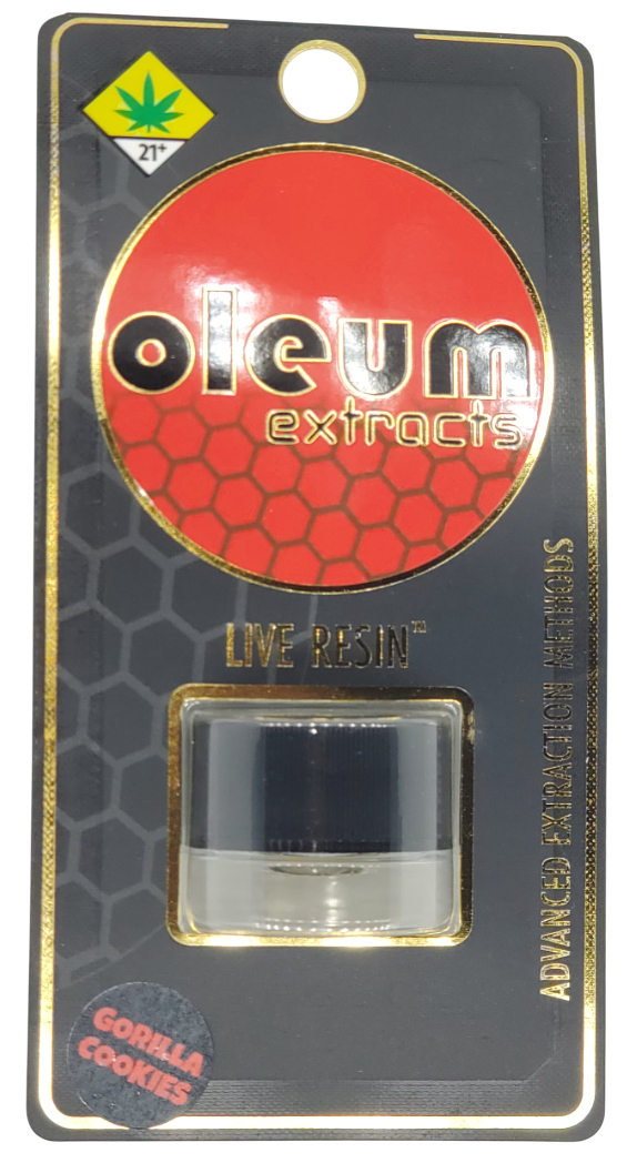Photograph of product: Oleum CON Gorilla Cookies LR Hydrocarbon Extract 1g