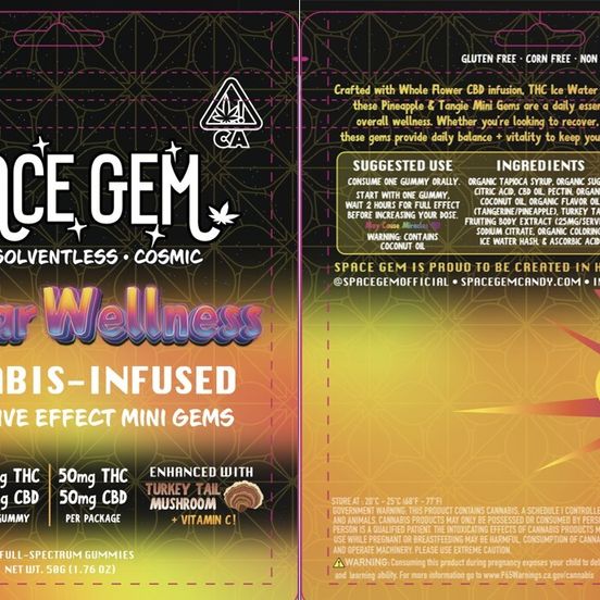 Photograph of product: Space Gem - Restorative 1:1 CBD - 