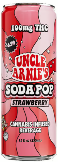 Photograph of product: Strawberry Soda - 100MG Soda 12OZ