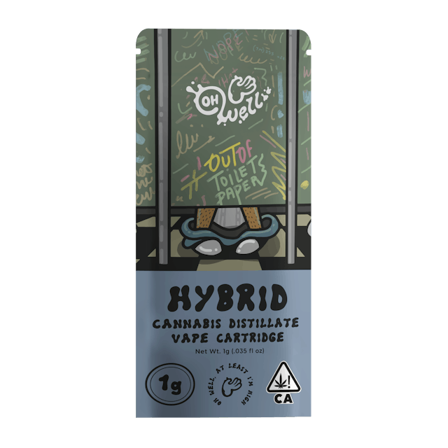 Photograph of product: Out of Toilet Paper | 1g Vape Cartridge - 