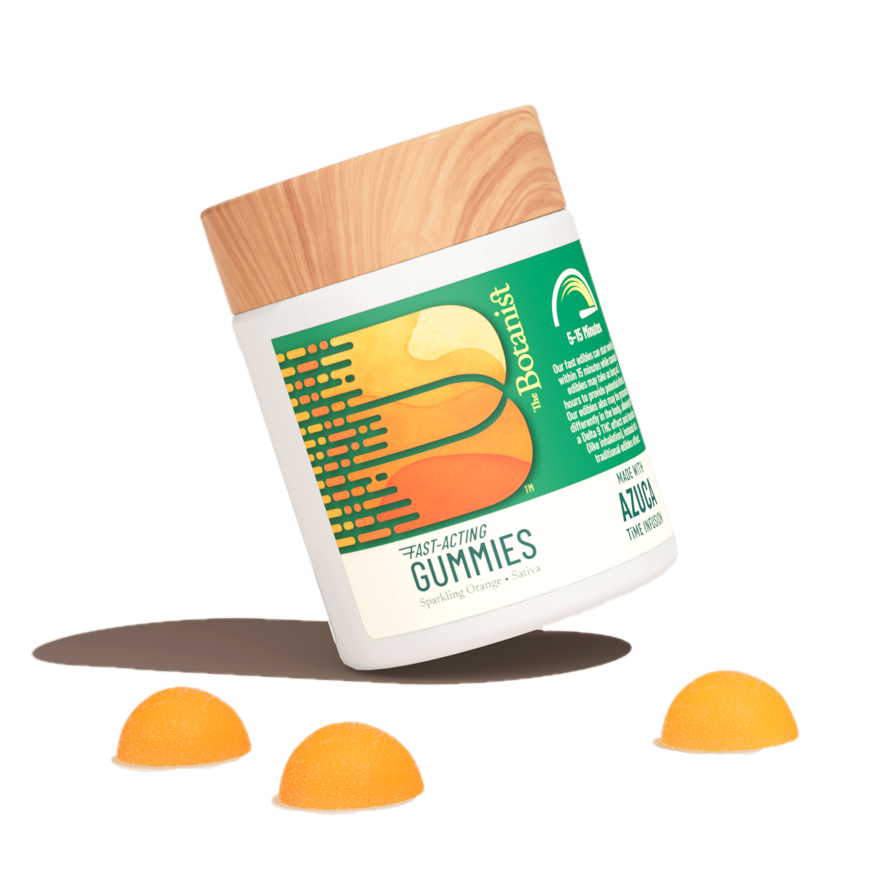 Photograph of product: Botanist | Sparkling Orange (S) | 10mg x 10ct Fast Acting Gummies