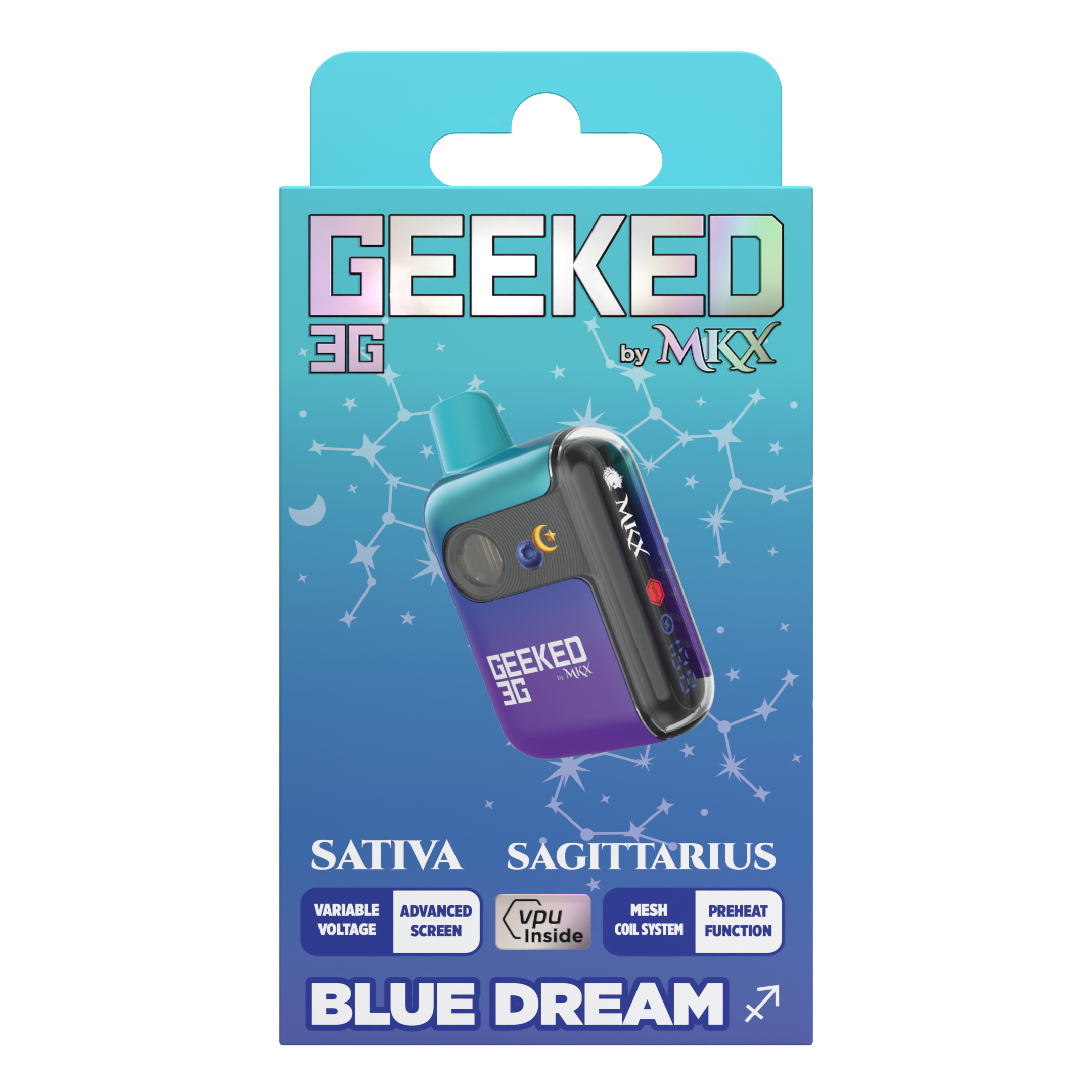Photograph of Product: Geeked - Blue Dream Disposable 3g