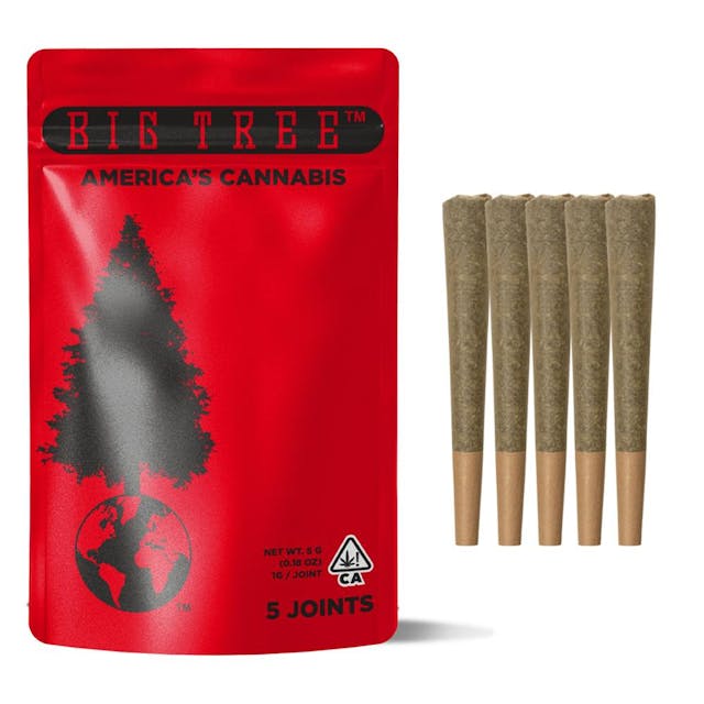 Photograph of product: Tropical Trainwreck (S) - 5pk Prerolls - Tropical Trainwreck (S)