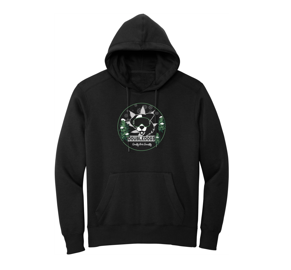 Photograph of product: Double Dogs Hoodie/ Winter Design - M
