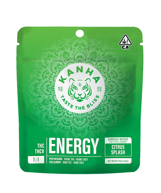 Photograph of product: NANO | Citrus Splash 1:1 THCv | 100mg Energy Gummies