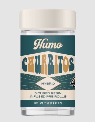 Photograph of product: Churritos PetroLimon Cured Resin Infused Pre-rolls 0.5g | 2.5g - Sales Floor