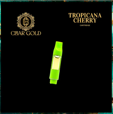 Photograph of product: Clear Gold Concentrate | Tropicana Cherry Vape | 1.0g