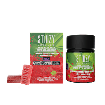 Photograph of product: Sour Strawberry  | 100mg Nano Gummies - 