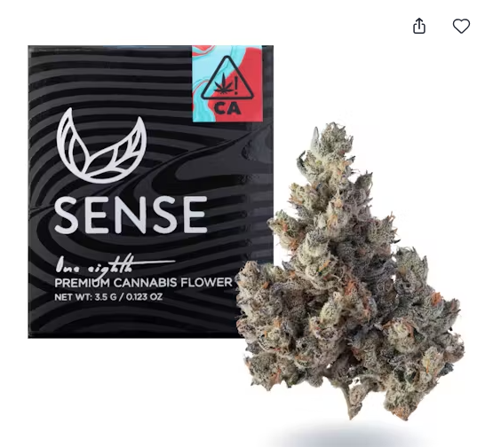 Photograph of product: Sense - Flower - Pink Certz - 3.5G