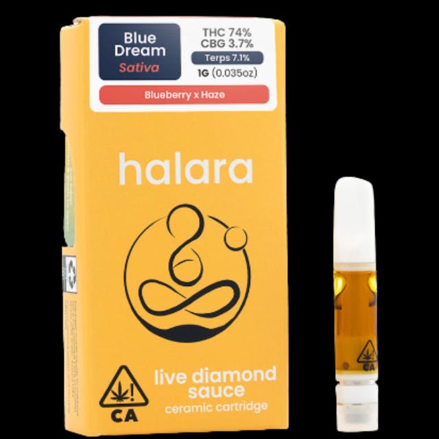 Photograph of product: Blue Dream 1g Cart - 