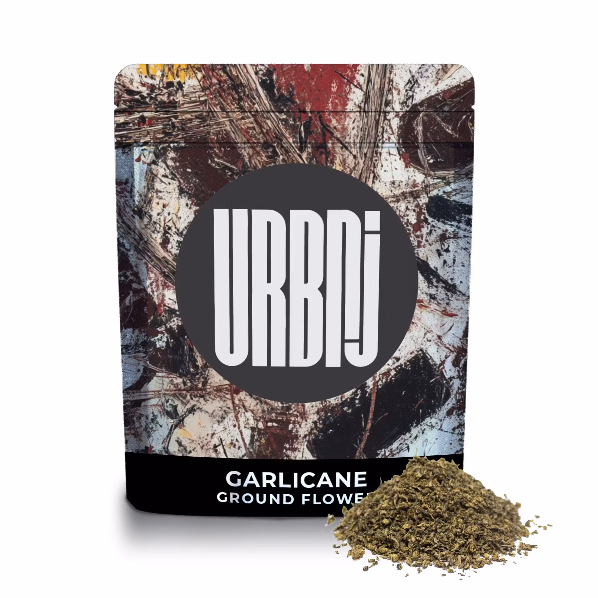 Photograph of product: URBNJ - Garlicane Pre Ground Flower - 7G
