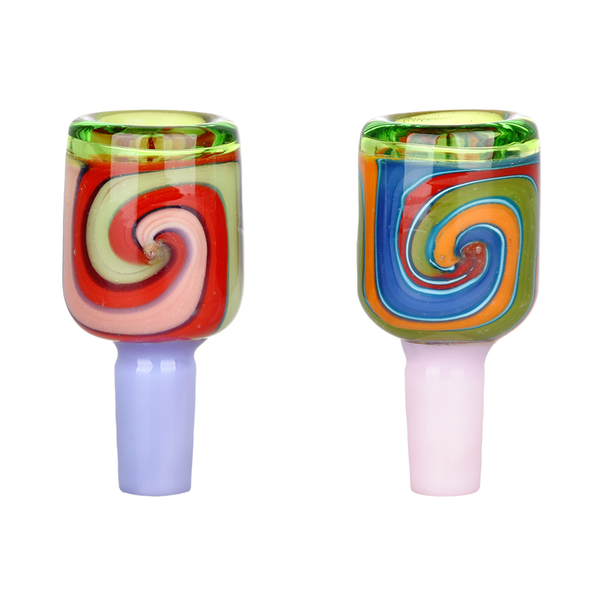 Photograph of product: Retro Spiral Herb Slide - 14mm M - Colors Vary