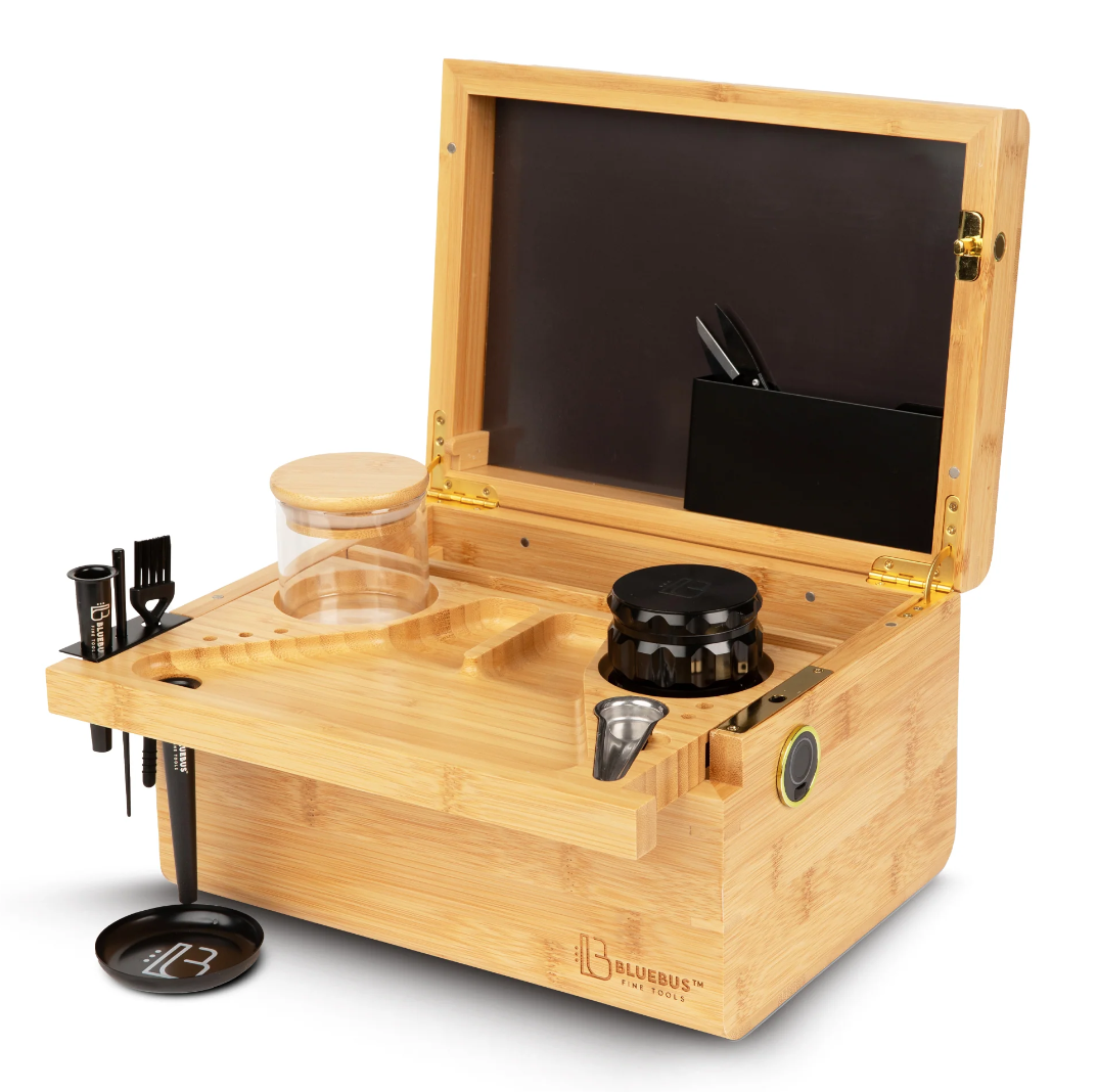 Photograph of product: DISCOVERY 2.0 Storage Stash Box with Fingerprint Lock Natural