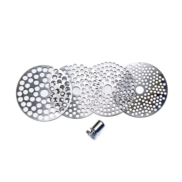 Photograph of product: Flower Mill | Next Gen Premium 2.5 | Multiple Size Replacement Mill Plates