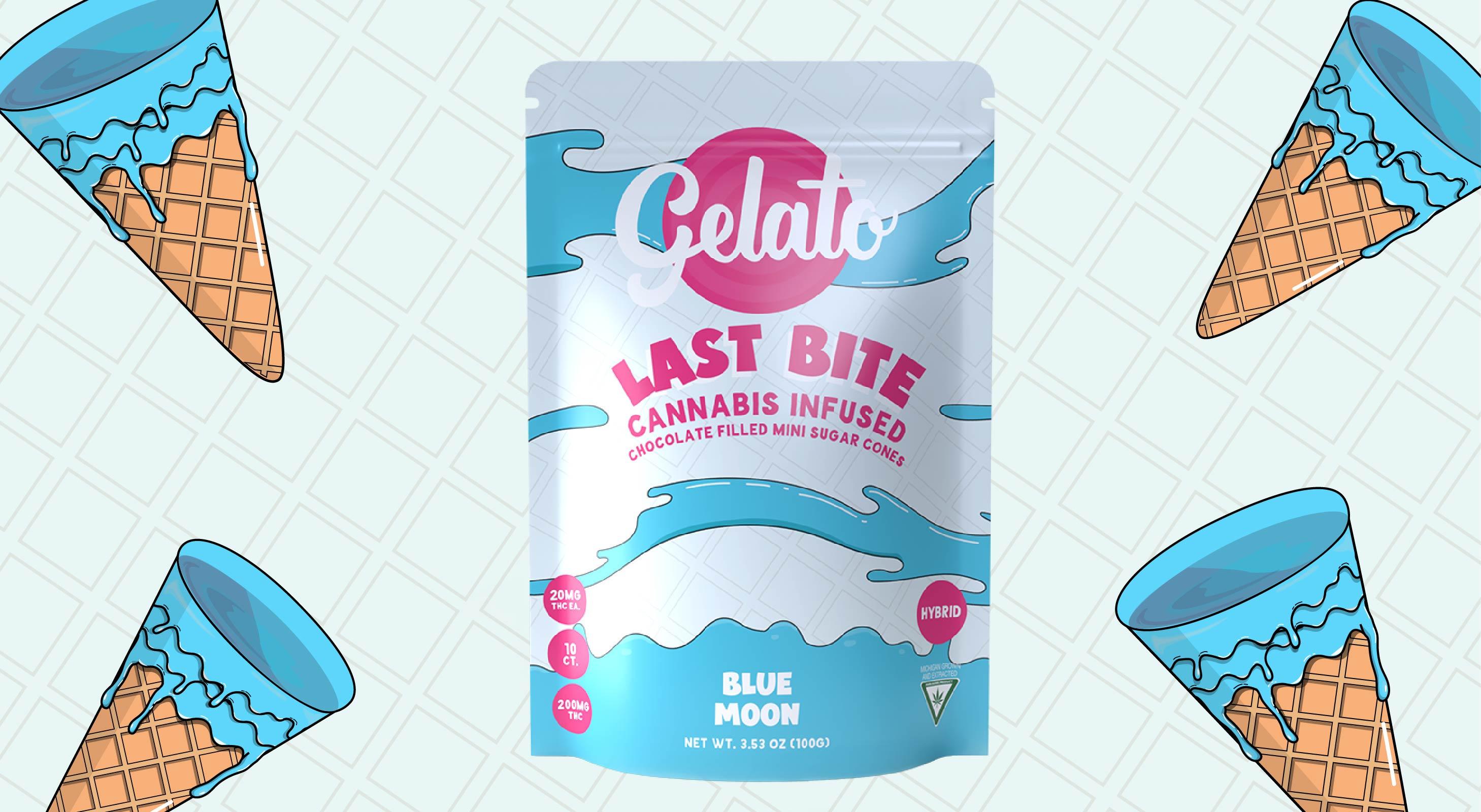 Photograph of product: Gelato | 200mg Last Bite | - Blue Moon