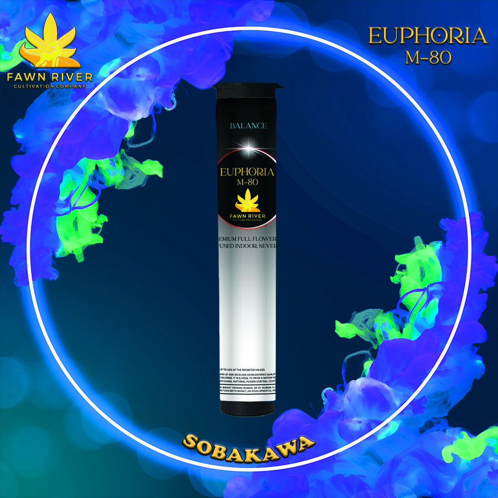Photograph of Product: Sobakawa M-80 - Euphoria - Infused Pre-Roll (1g)