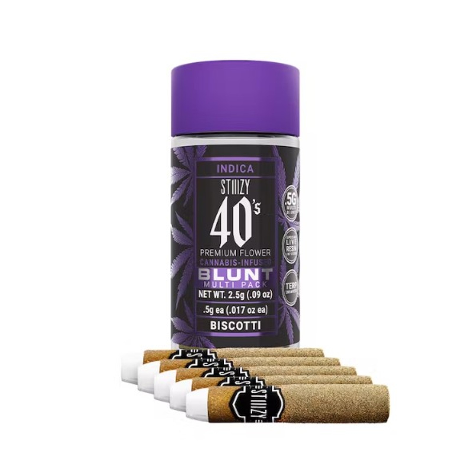 Photograph of product: Biscotti Infused Mini Blunt 5 Pack