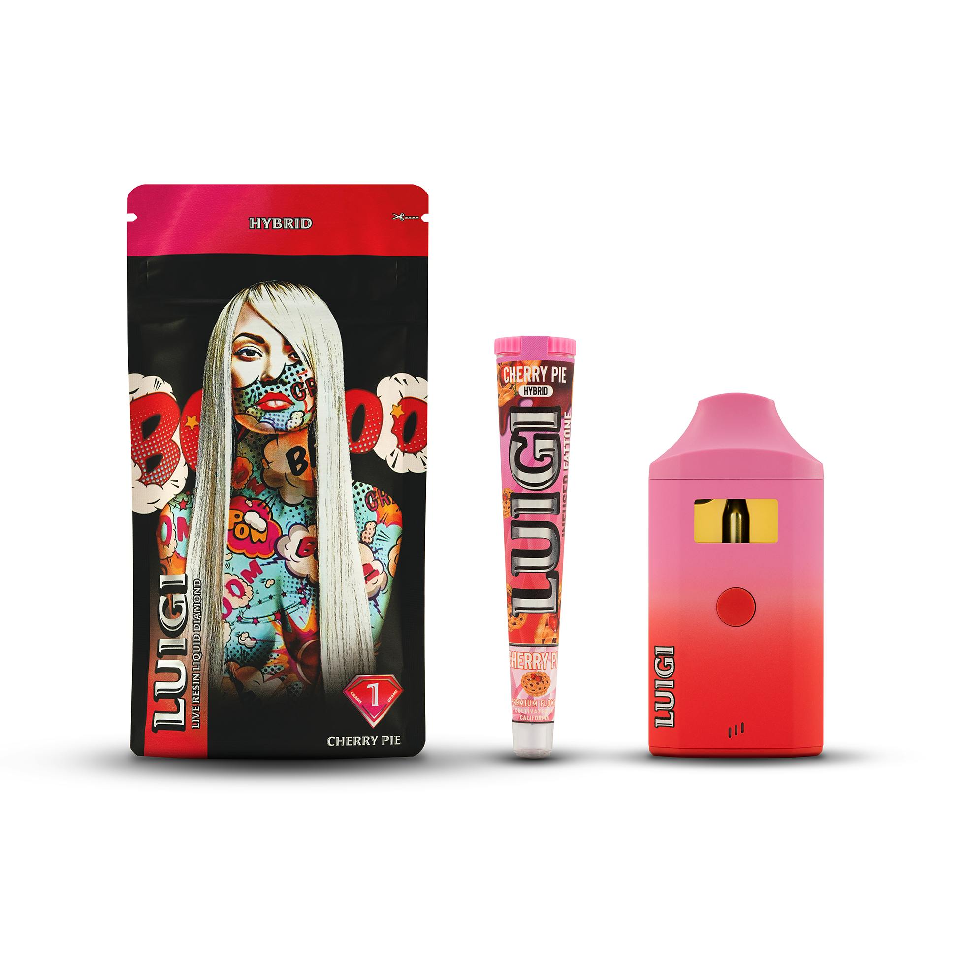Photograph of product: CHERRY PIE - 1G AIO VAPE