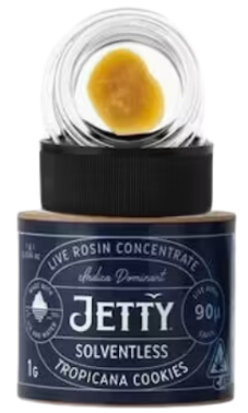 Photograph of product: Jetty Tropicana Cookies OCAL Live Rosin