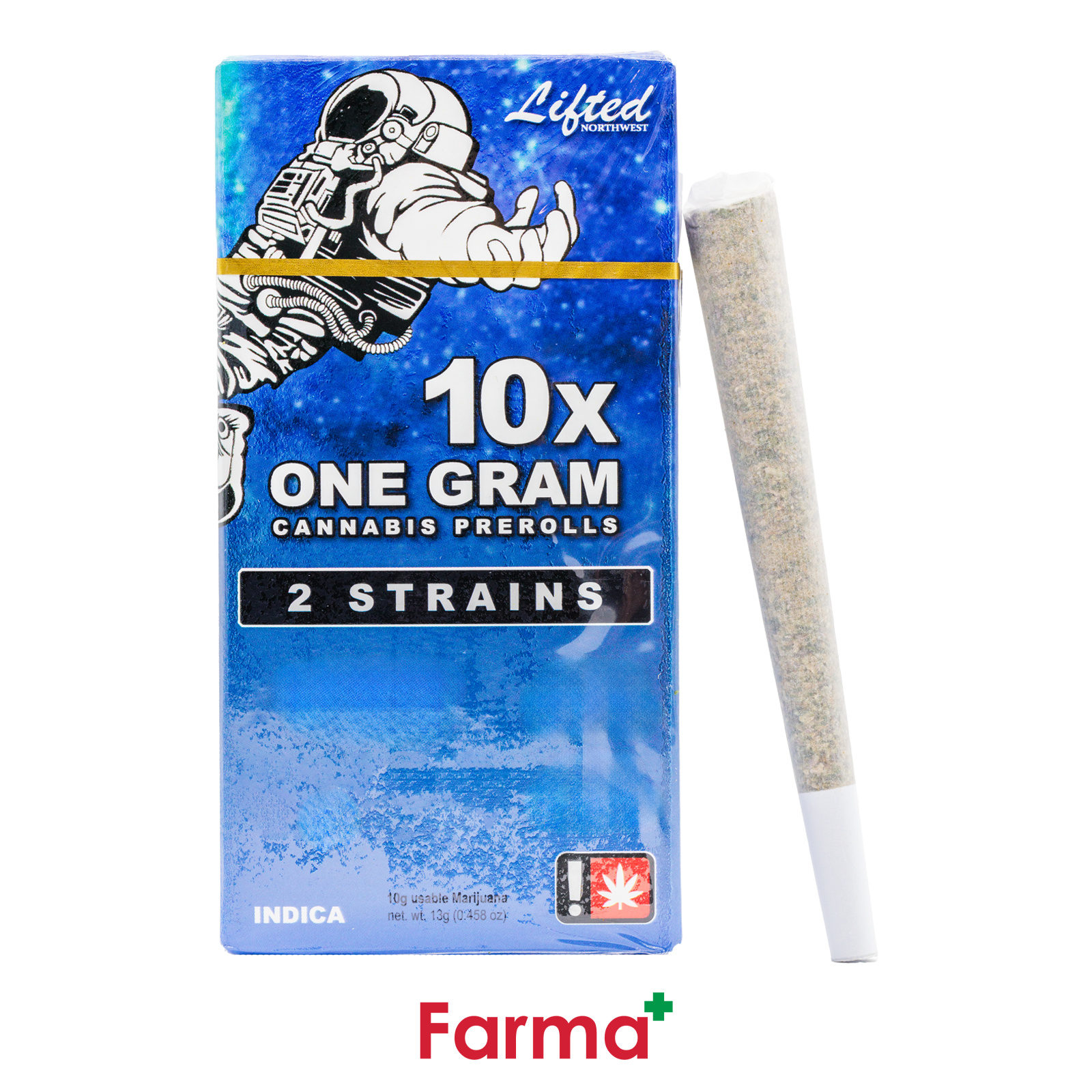Photograph of product: Lifted NW Garlicane x Pine Mentz Pre-Roll 10pk 1g