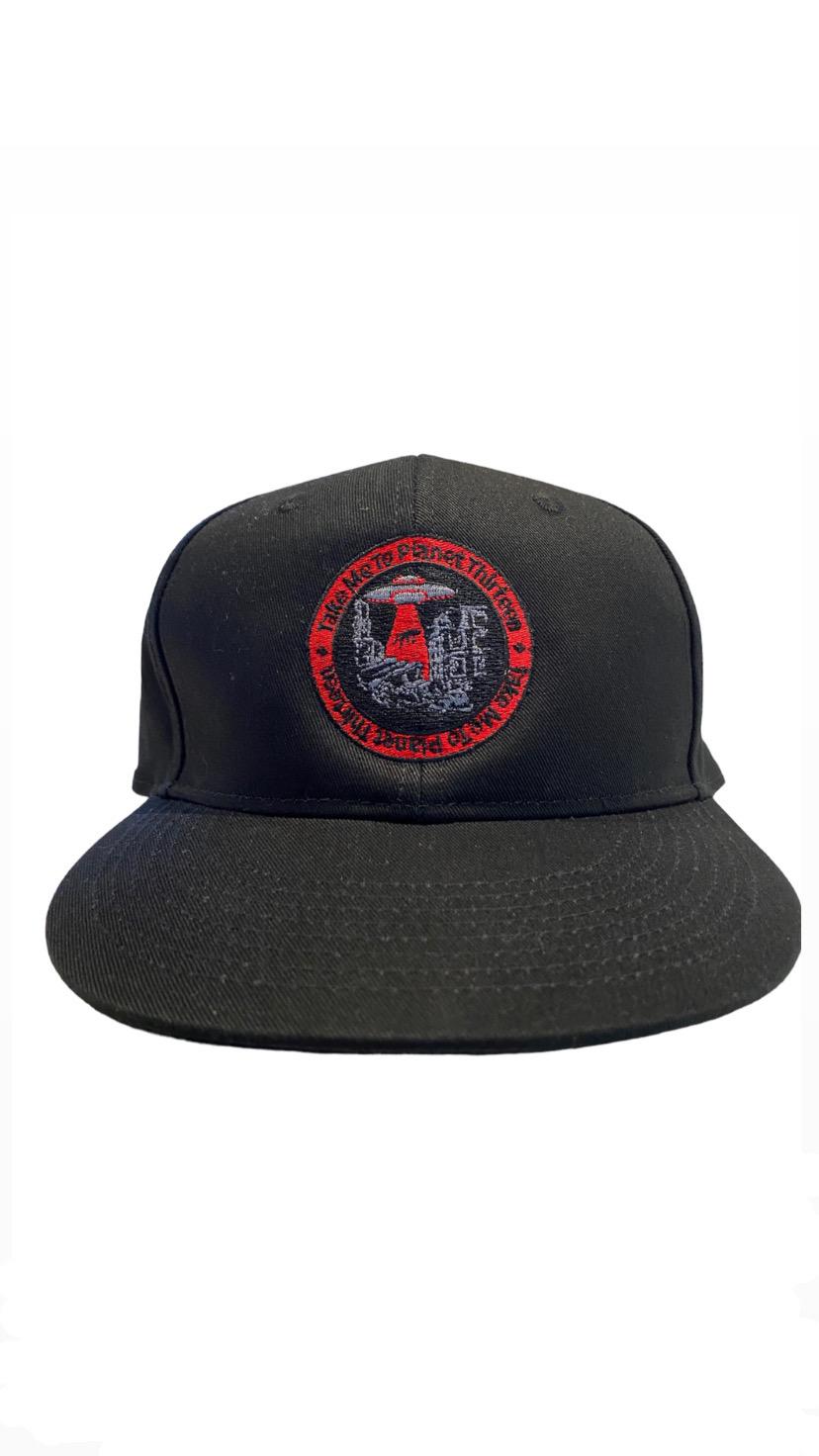 Photograph of product: Black Take me to Planet 13 Snapback Hat