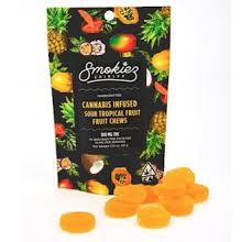 Photograph of product: Smokiez | Sour Tropical Fruit | 200mg Gummies