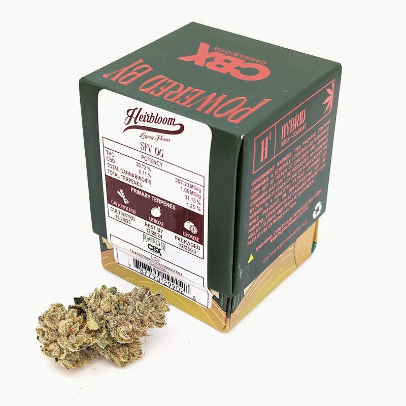 Photograph of product: Heirbloom - Prepack - SFV Og [H] - 3.5g