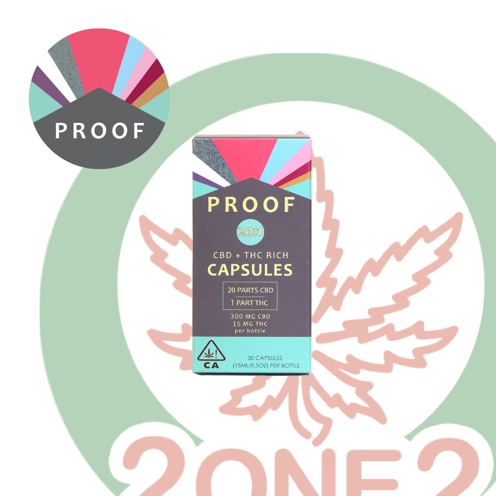 Photograph of product: Proof - 20:1 Capsules - (30ct)