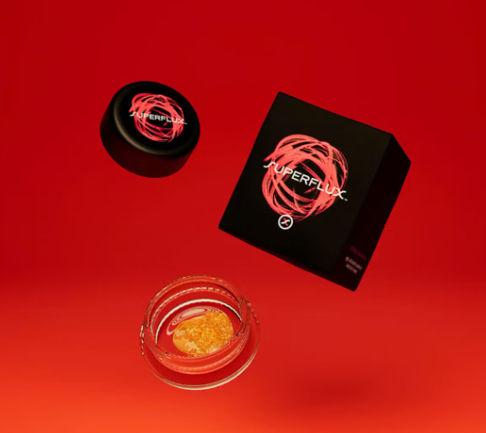 Photograph of product: Superflux Concentrate 1g Cured Resin- Datura (Budder)