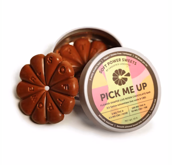 Photograph of product: Soft Power Sweets Live Rosin Chocolate 5mg/20pk