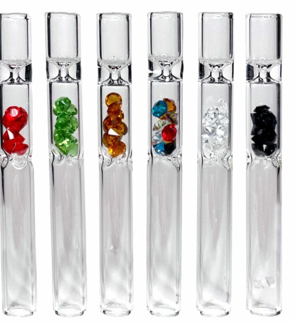Photograph of product: NC Crystal glass chillum