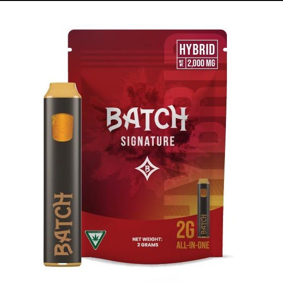 Photograph of product: Batch 2G Gelato (Hybrid) Signature Disposable Vape