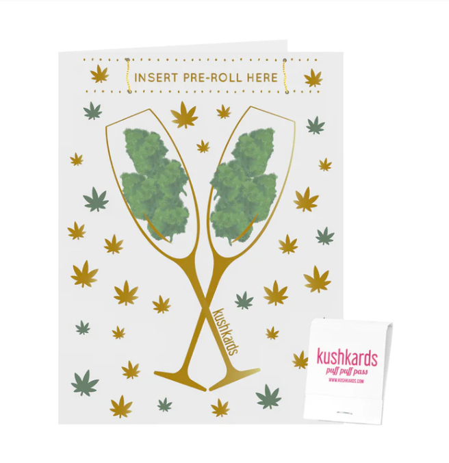 Photograph of product: Champagne Buds Congrats KushKard