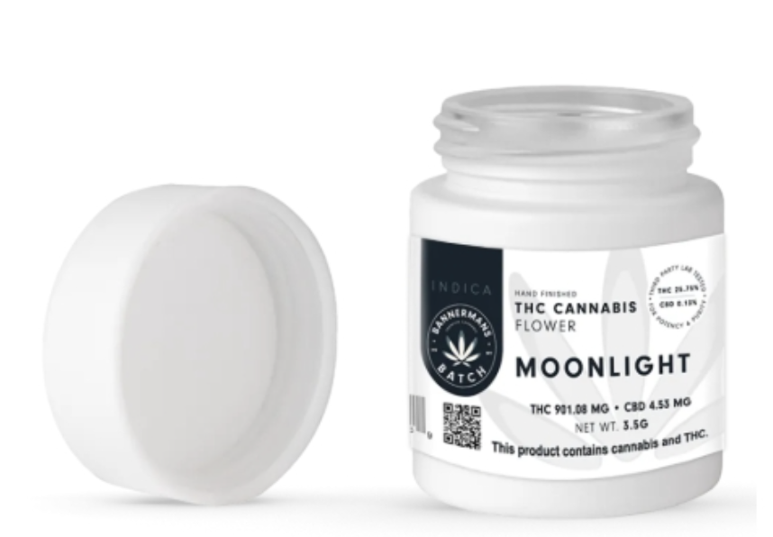 Photograph of product: Bannermans Batch- 3.5g Moonlight- Oui'd