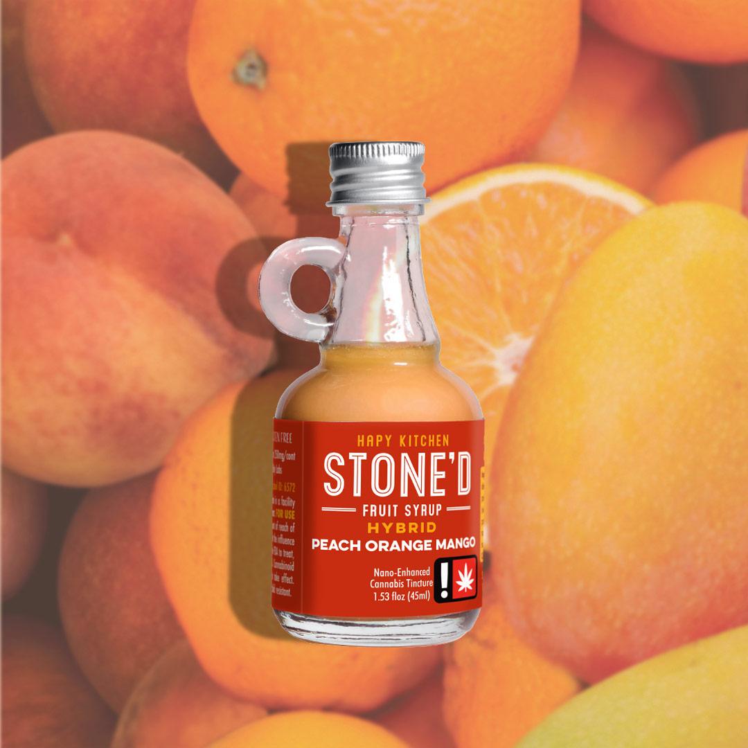 Photograph of product: Stone'D Fruit - Peach Orang Mango (HYBRID) - Syrup 250mg