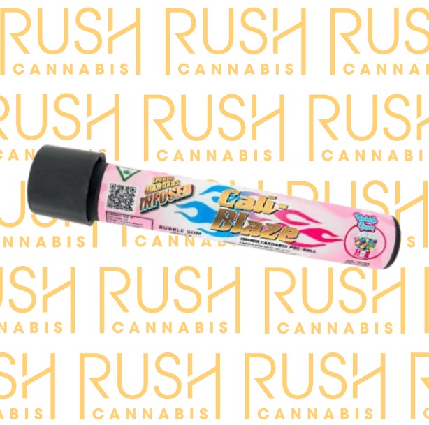 Photograph of product: Cali Blaze Bubble Gum Infused Pre Roll